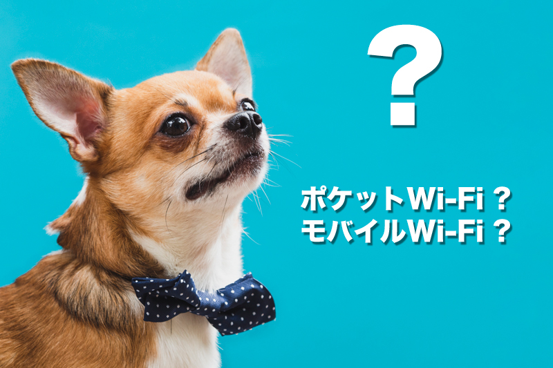 ポケットWi-FiとモバイルWi-Fiの違いは？