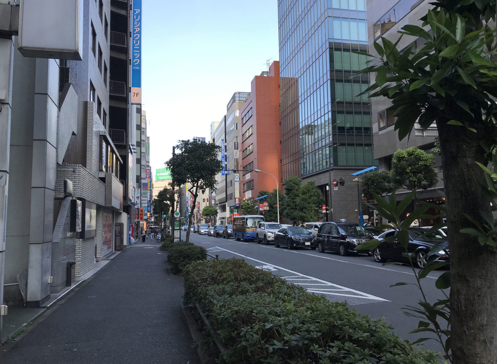 東京・南池袋２丁目付近