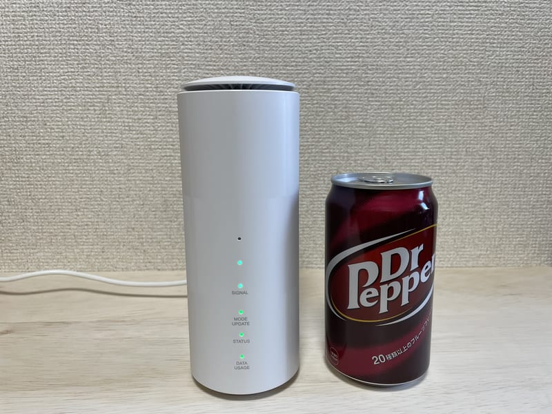 350ml缶とのサイズ比較