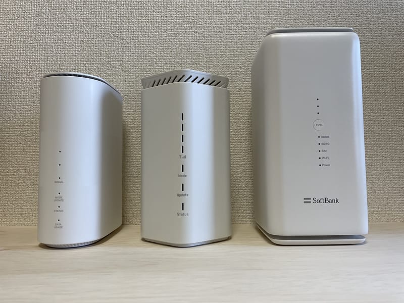 5G対応ホームルーター