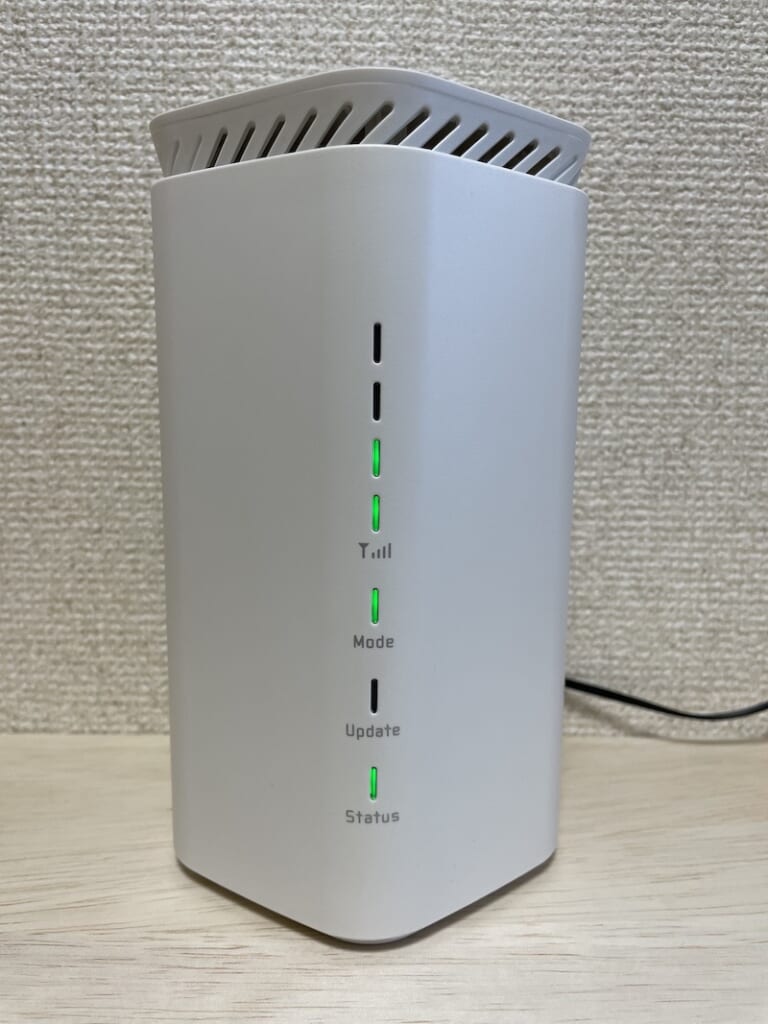 スタンダードモード（緑点灯）