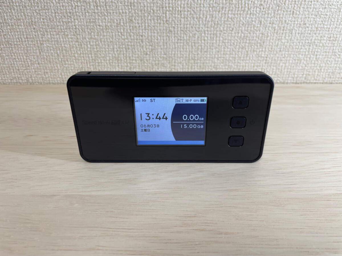 Speed Wi-Fi 5G X12本体