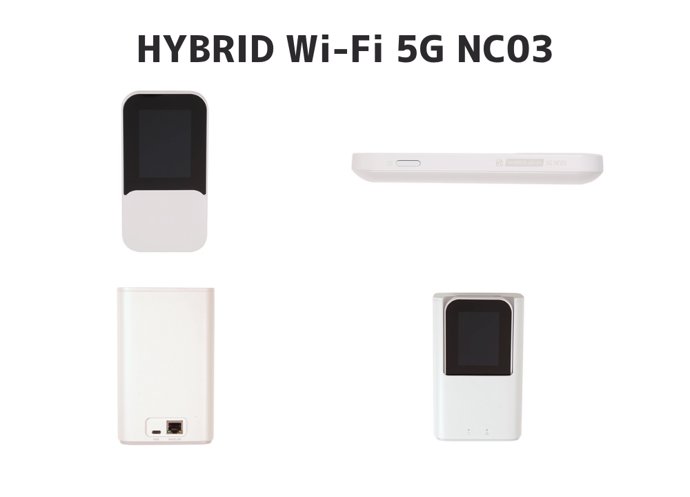 下り最大3.5GbpsでWi-Fi7対応！HYBRID Wi-Fi 5G NC03は専用クレードル利用で据え置き型ルーターとしても使用可能