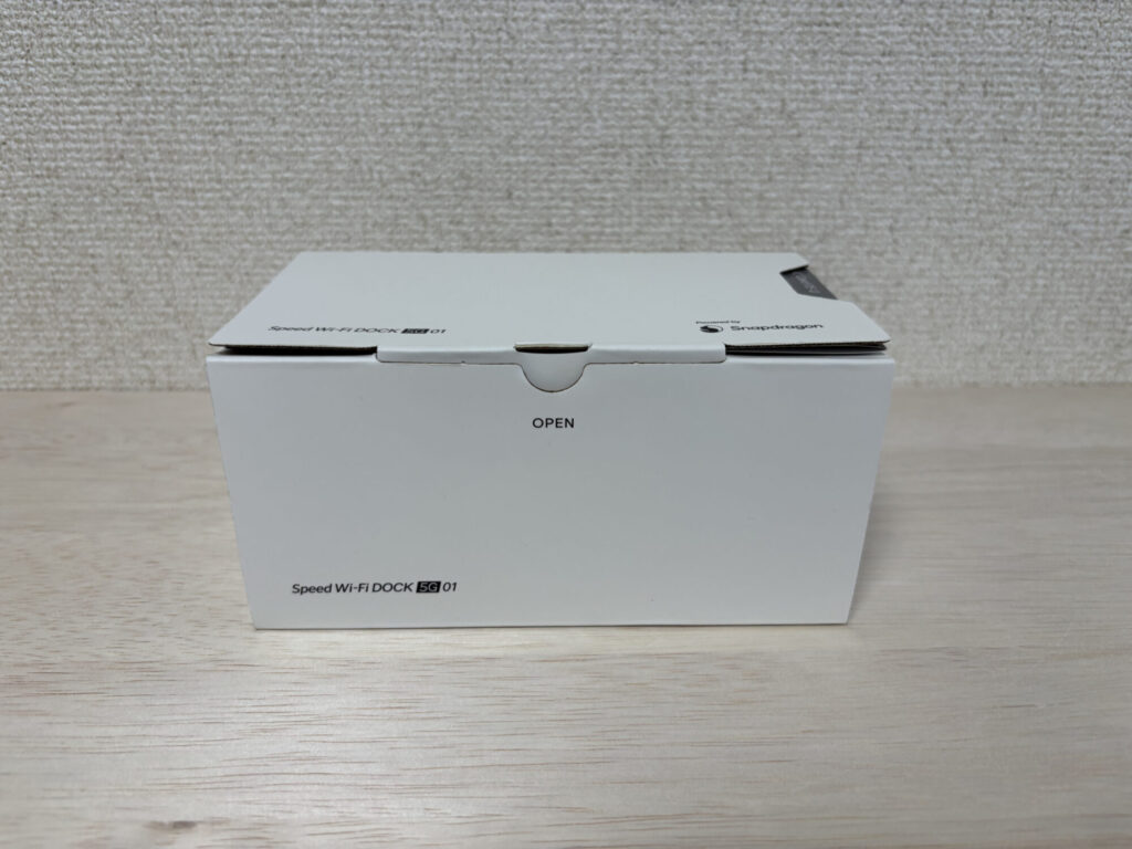 WiMAXルーターの外箱