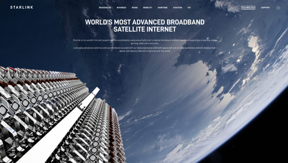 利用場所を問わない衛星インターネット回線