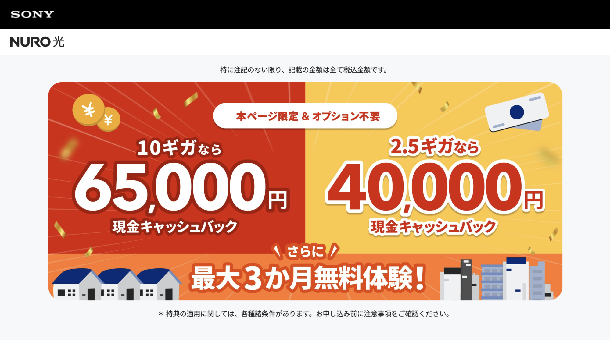 NURO光 公式サイト
