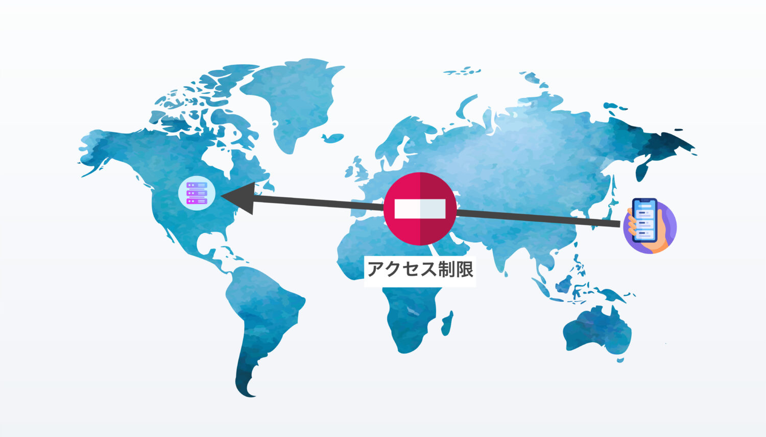 国によってアクセスをブロックしているケース